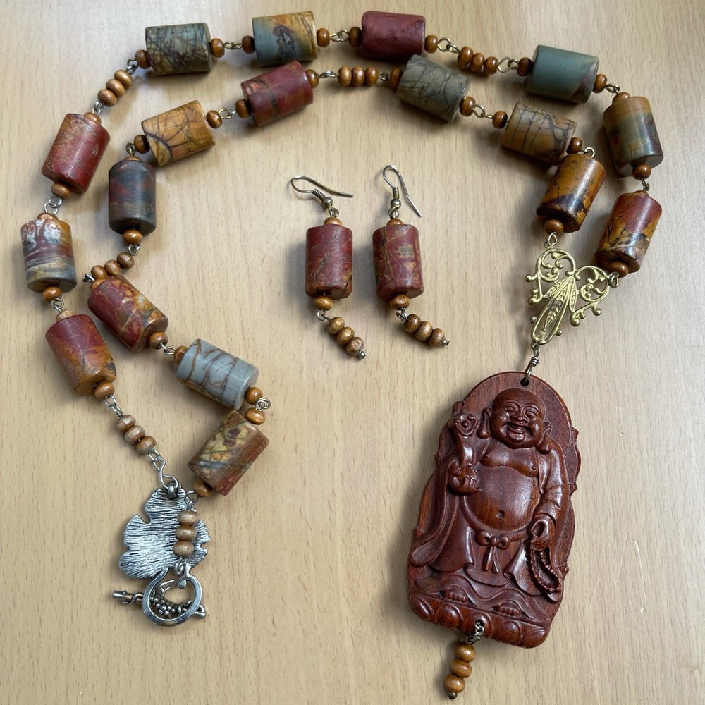 Laughing Buddha Necklace